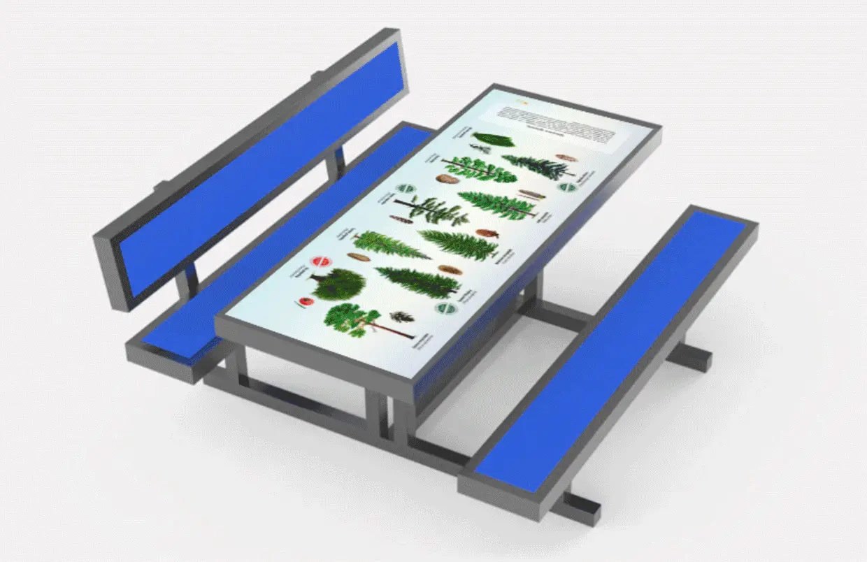 Aluminiowe stoły edukacyjne Mensa